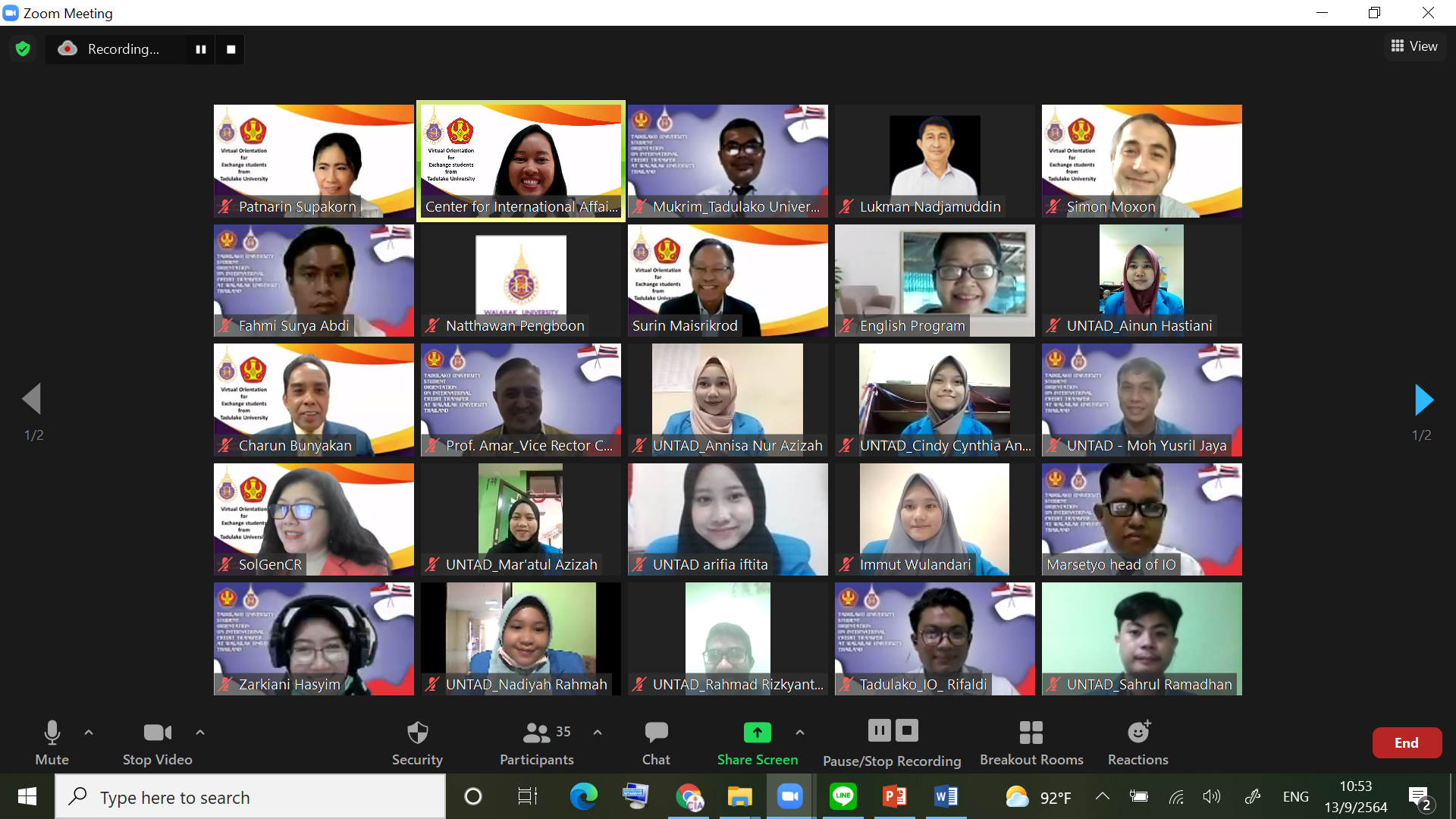 Orientation for international student